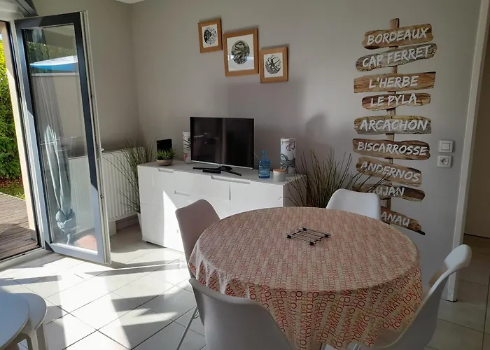 Apartment Jardin Privé Et Terrasse - T2 à De Buch, Proche Plages Et Activités - Fr-1-319-424 *
